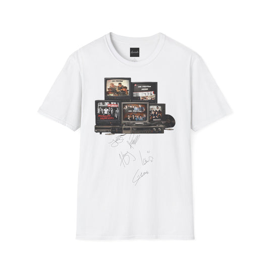One Direction Retro TV Stack Collage T-Shirt