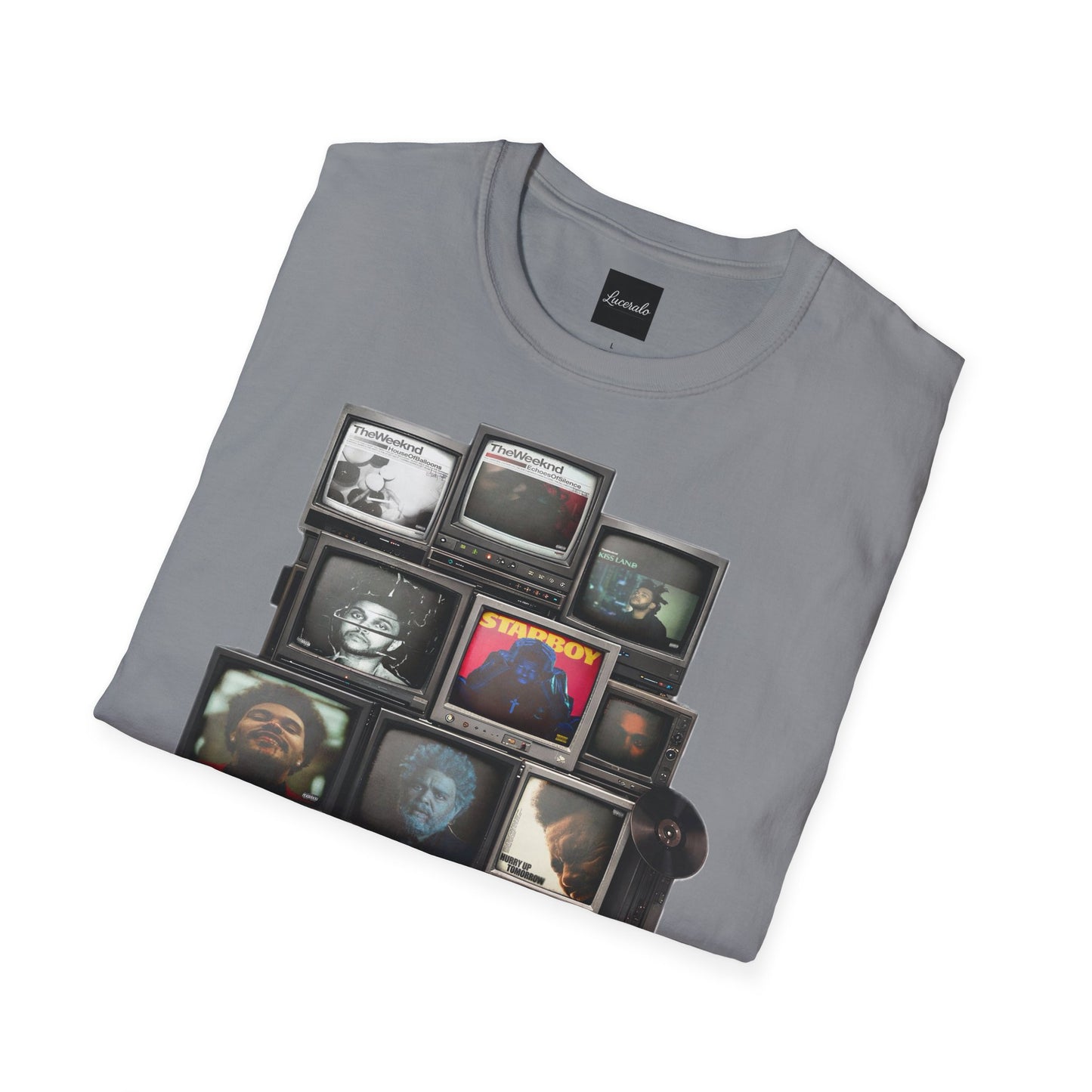 Abel Retro TV Stack Collage T-Shirt