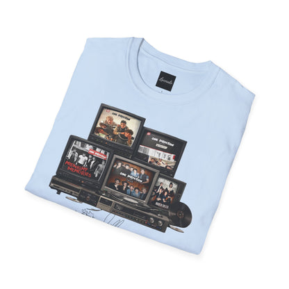 One Direction Retro TV Stack Collage T-Shirt