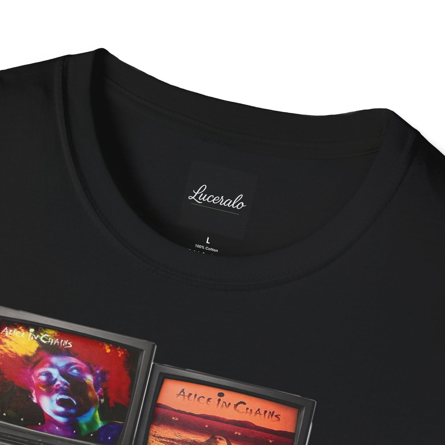 Alice in Chains Retro TV Stack Collage T-Shirt