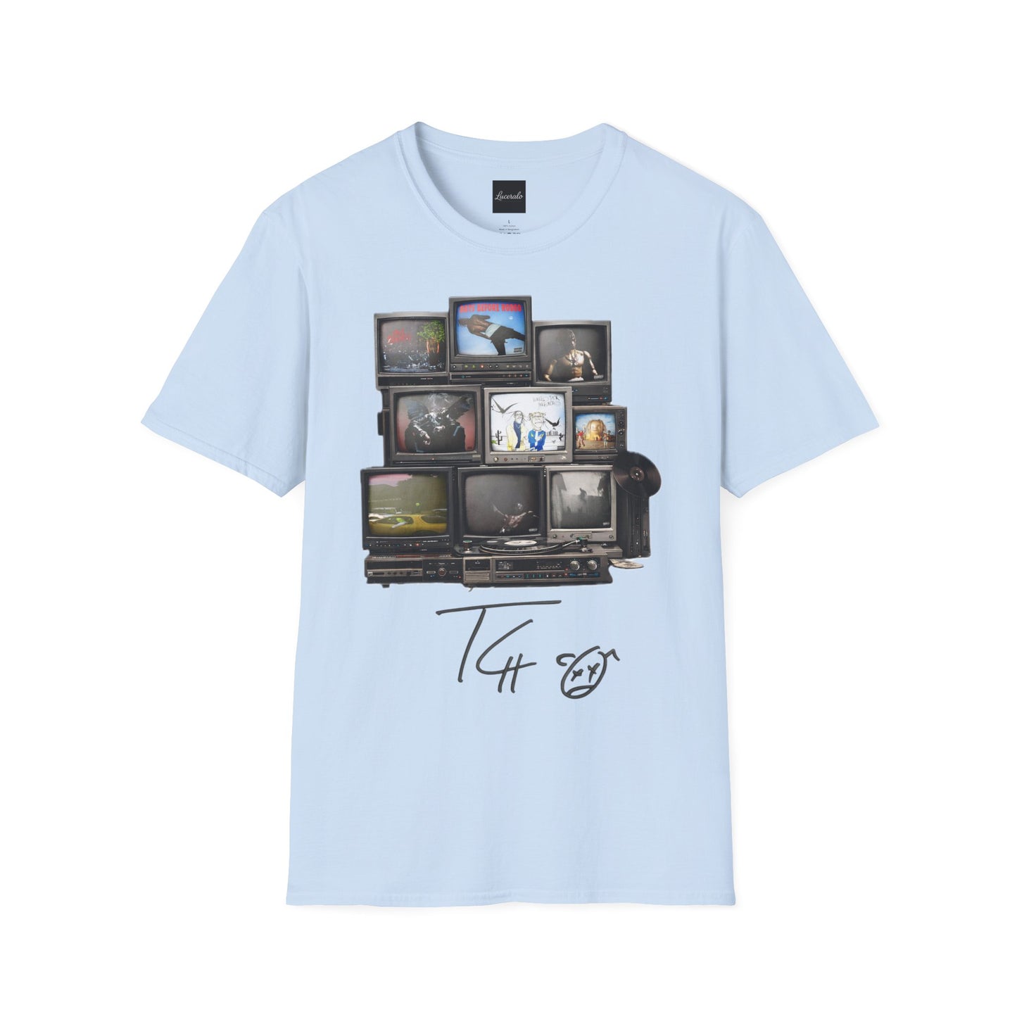 Travis Scott Retro TV Stack Collage T-Shirt