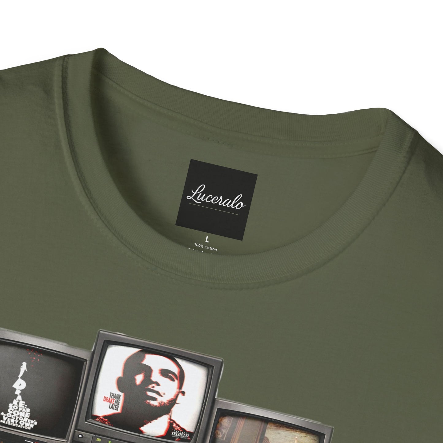 Drake Retro TV Stack Collage T-Shirt