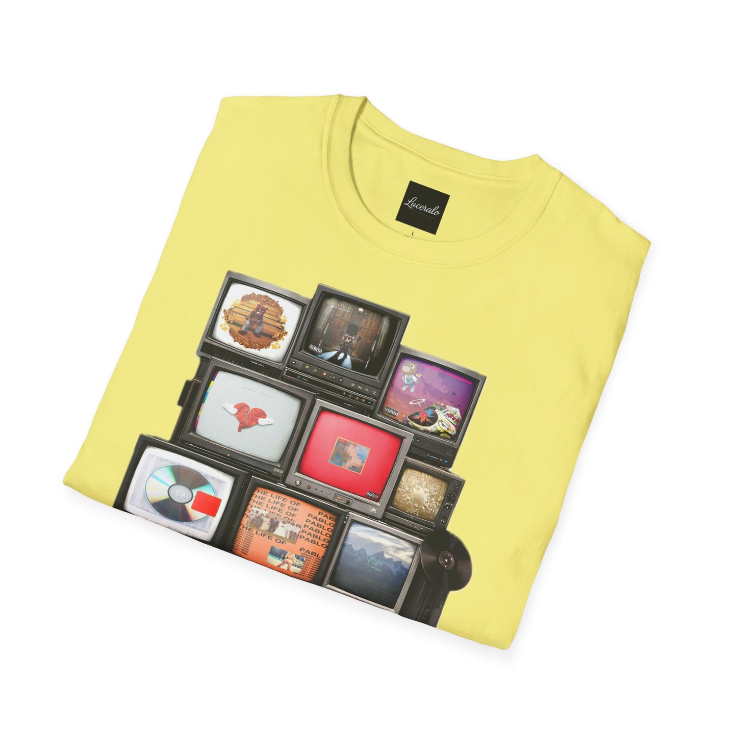 YE Retro TV Stack Collage T-Shirt