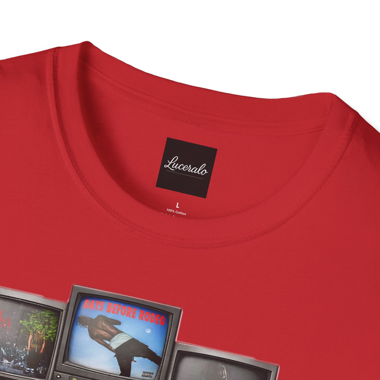 Travis Scott Retro TV Stack Collage T-Shirt