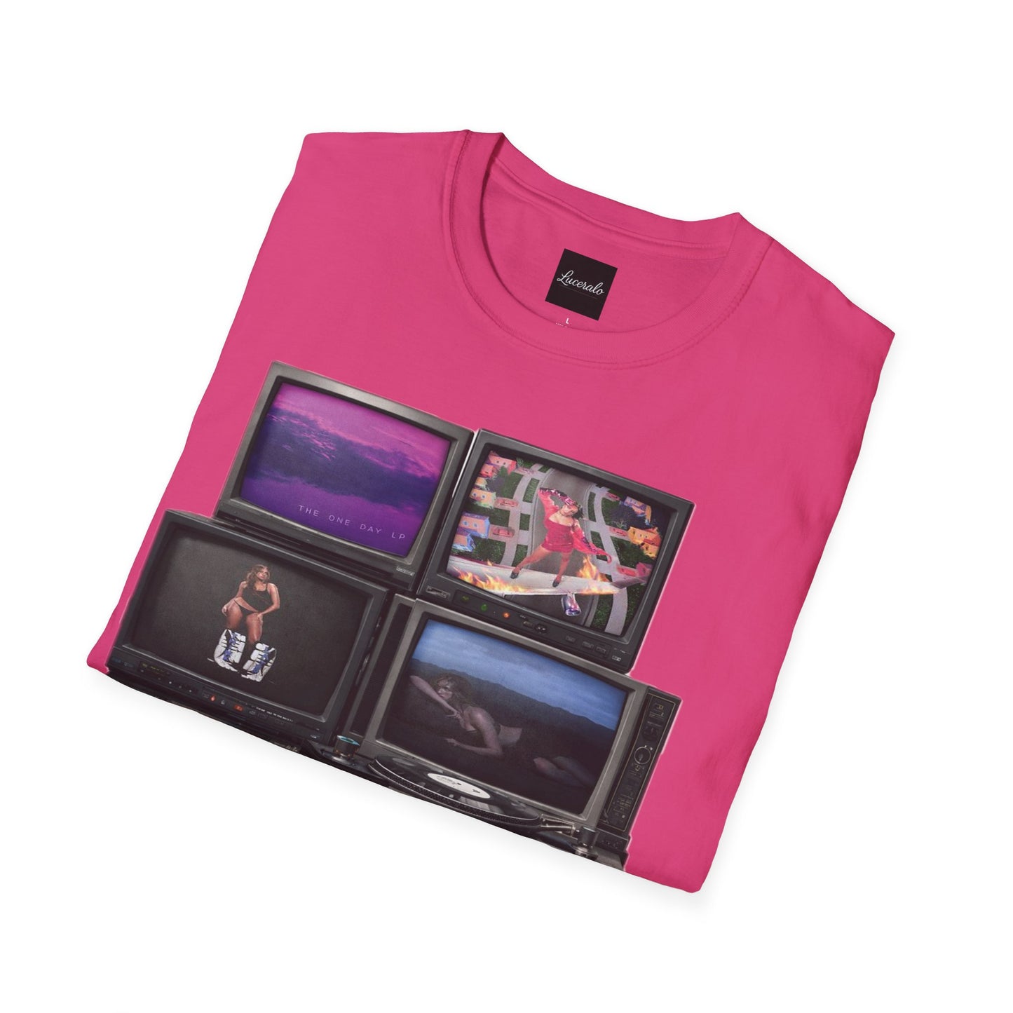 Tate Mcrae Retro TV Stack Collage T-Shirt