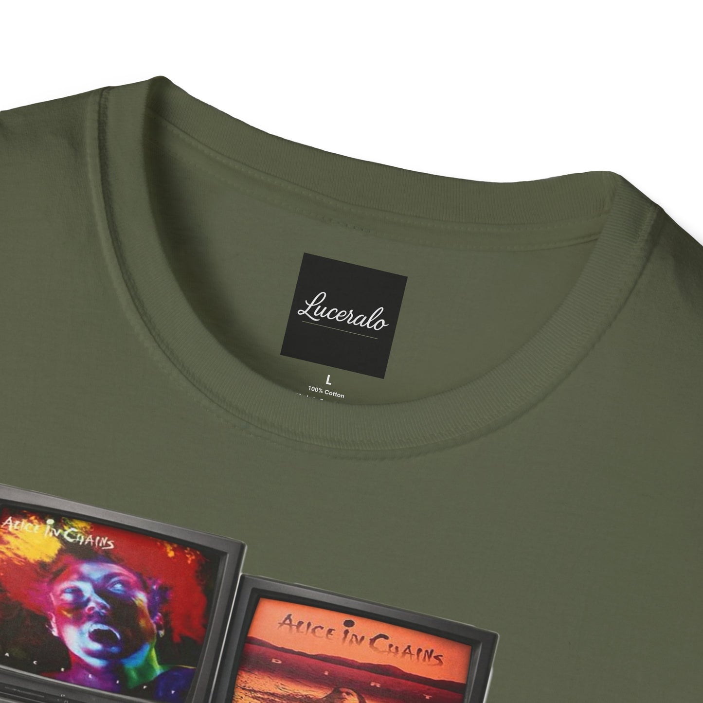 Alice in Chains Retro TV Stack Collage T-Shirt