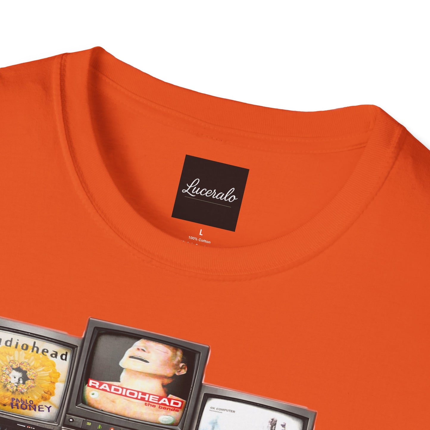 Radiohead Retro TV Stack Collage T-Shirt