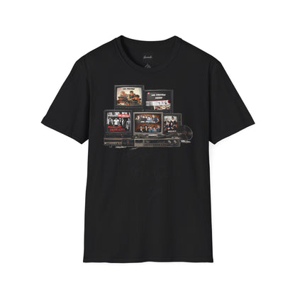 One Direction Retro TV Stack Collage T-Shirt
