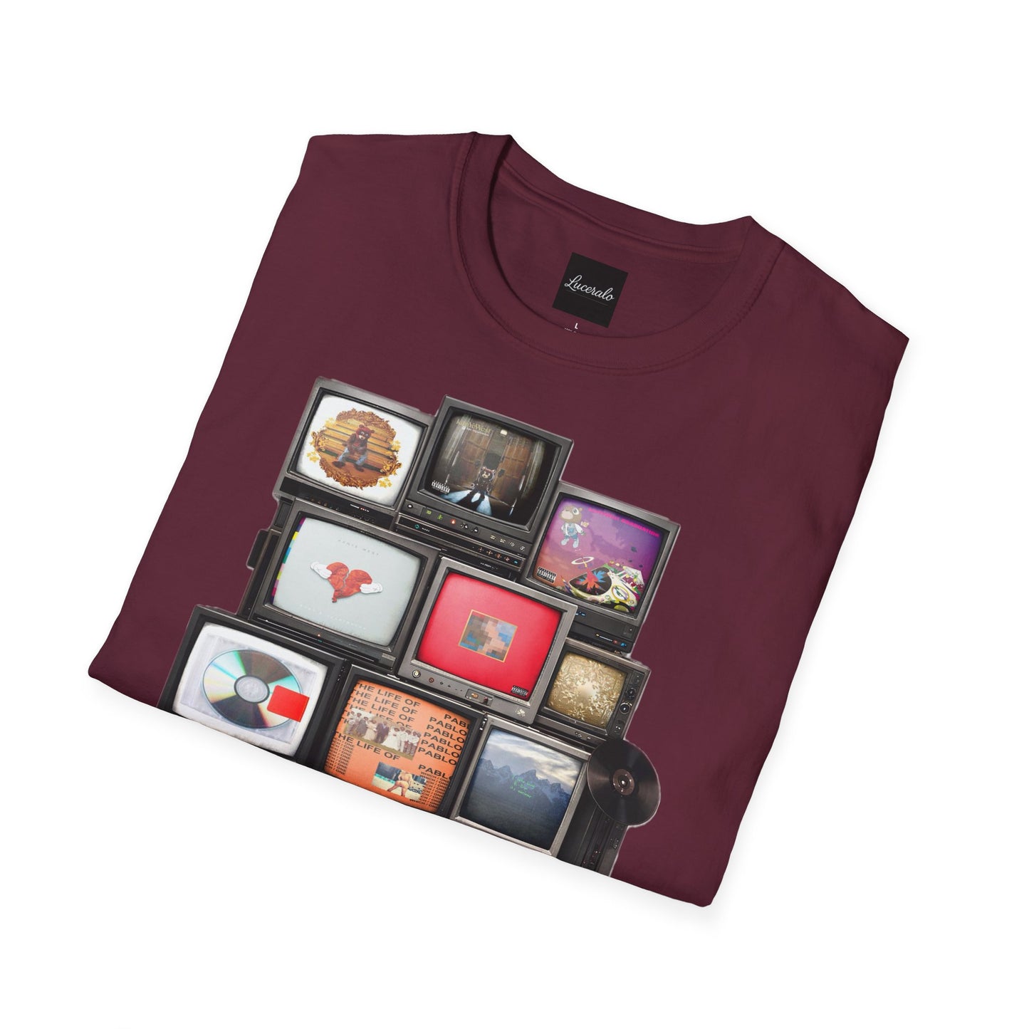 YE Retro TV Stack Collage T-Shirt