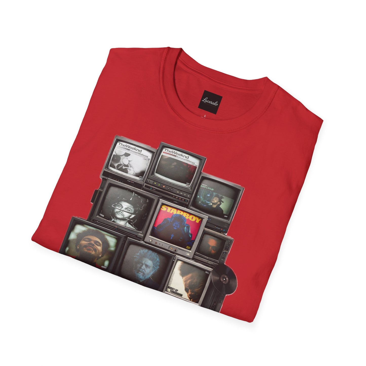 Abel Retro TV Stack Collage T-Shirt