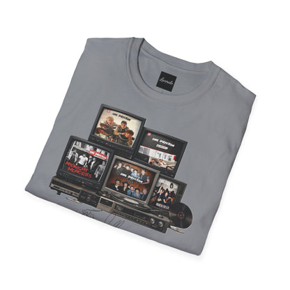 One Direction Retro TV Stack Collage T-Shirt