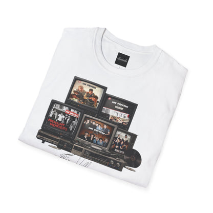 One Direction Retro TV Stack Collage T-Shirt