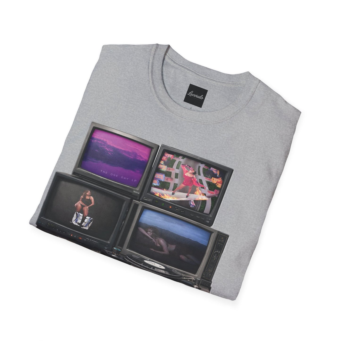 Tate Mcrae Retro TV Stack Collage T-Shirt