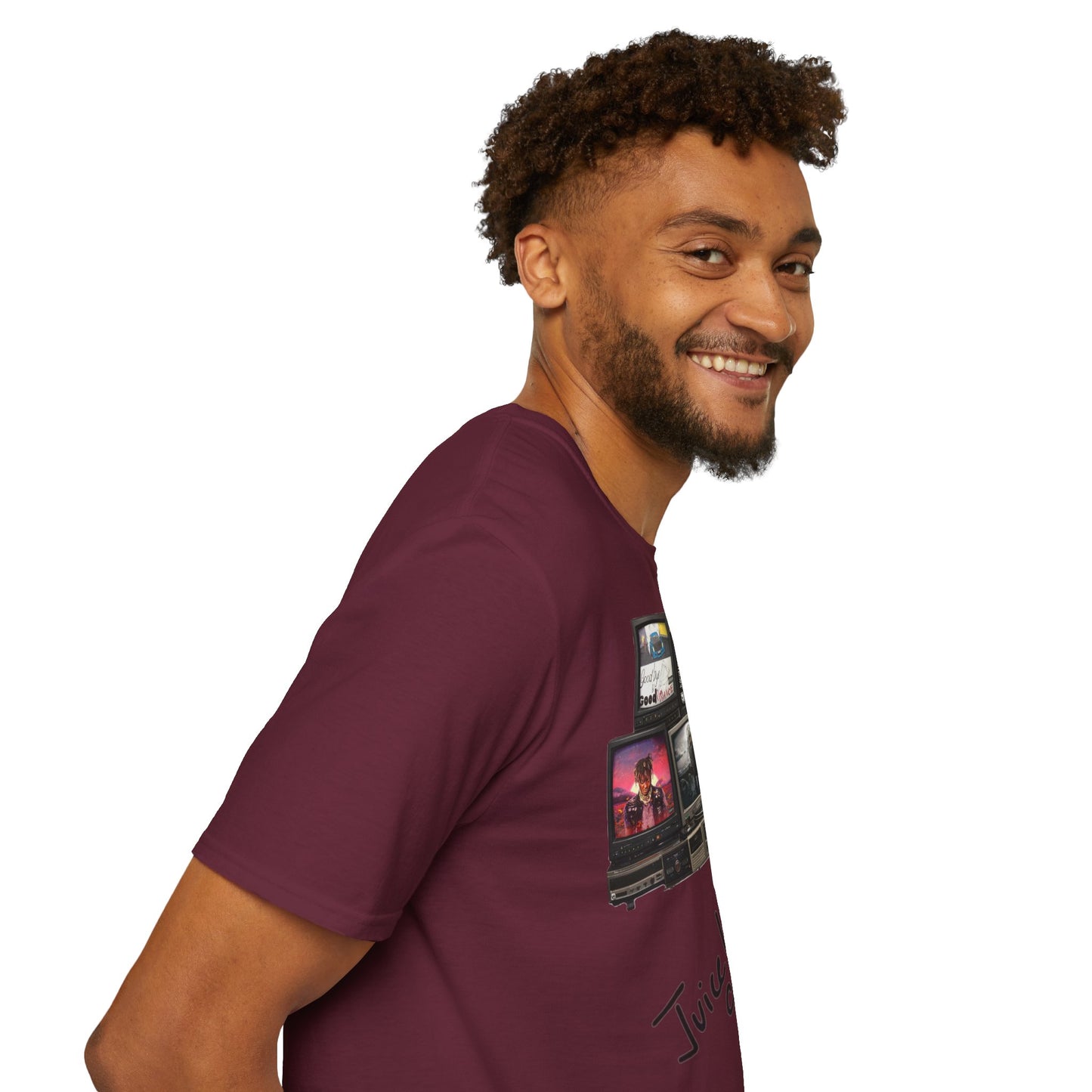 Juice Wrld Retro TV Stack Collage T-Shirt