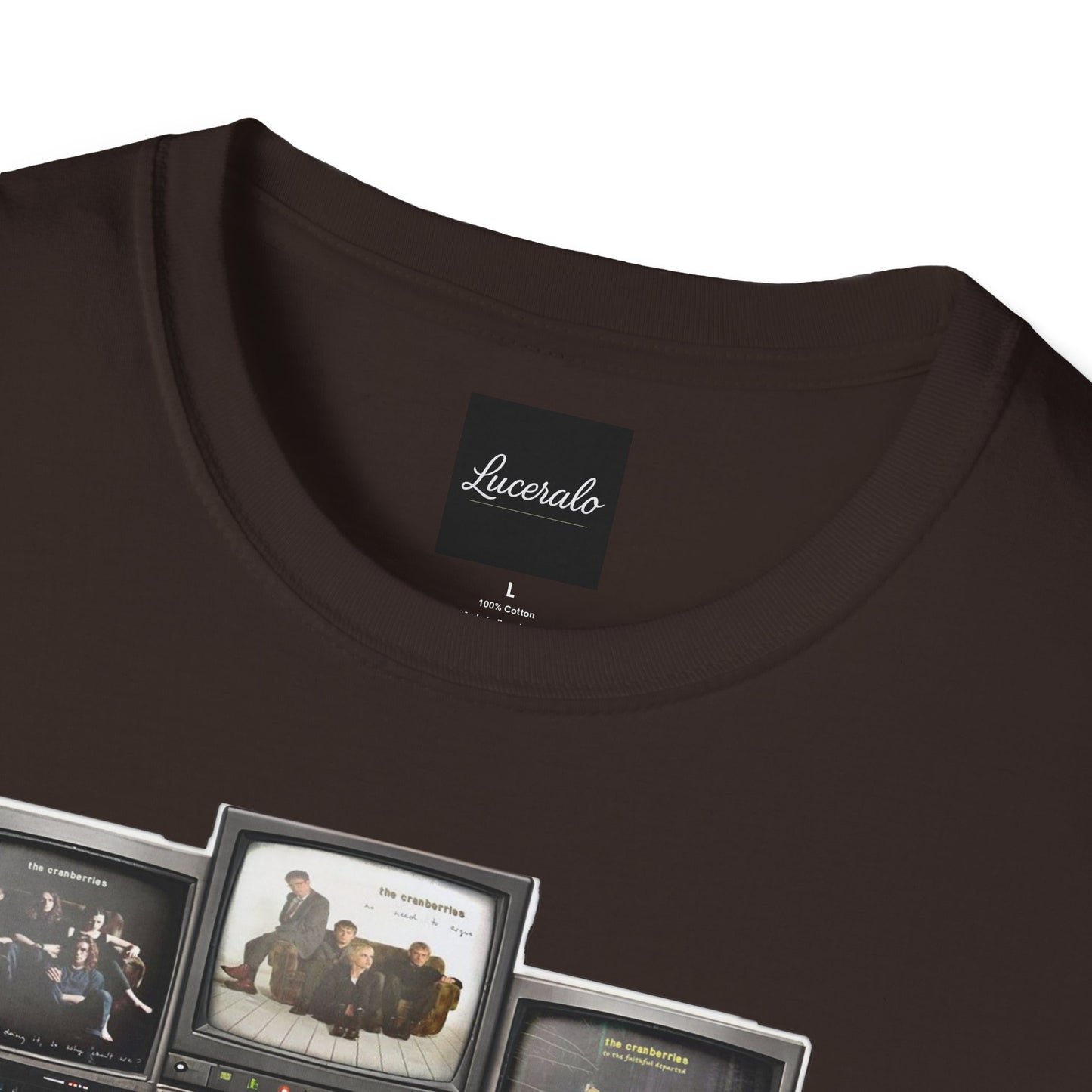 The Cranberries Retro Tv Stack Collage T-Shirt