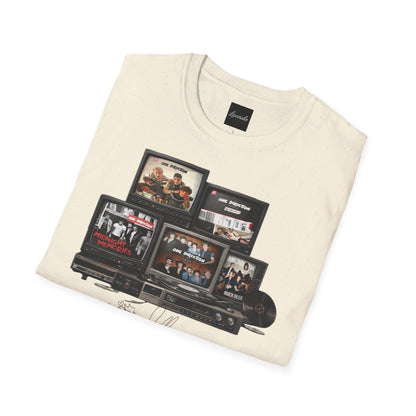 One Direction Retro TV Stack Collage T-Shirt