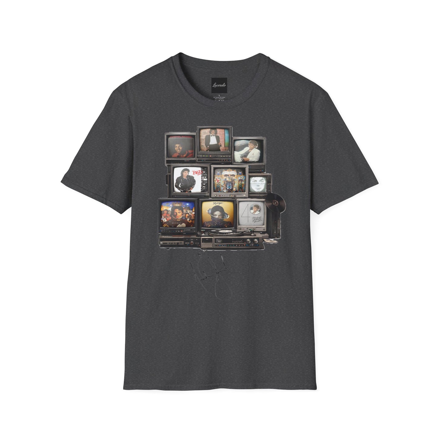 Michael Jackson Retro TV Collage T-Shirt