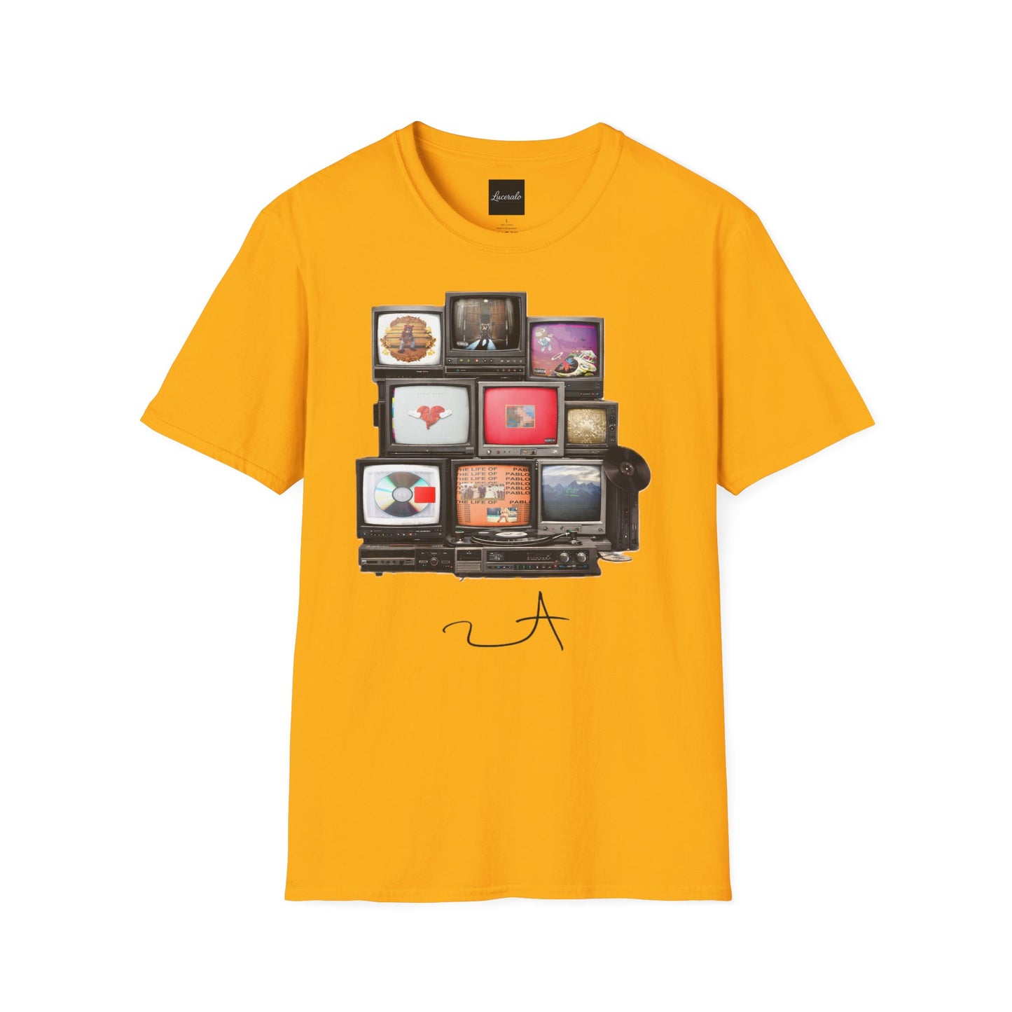 YE Retro TV Stack Collage T-Shirt