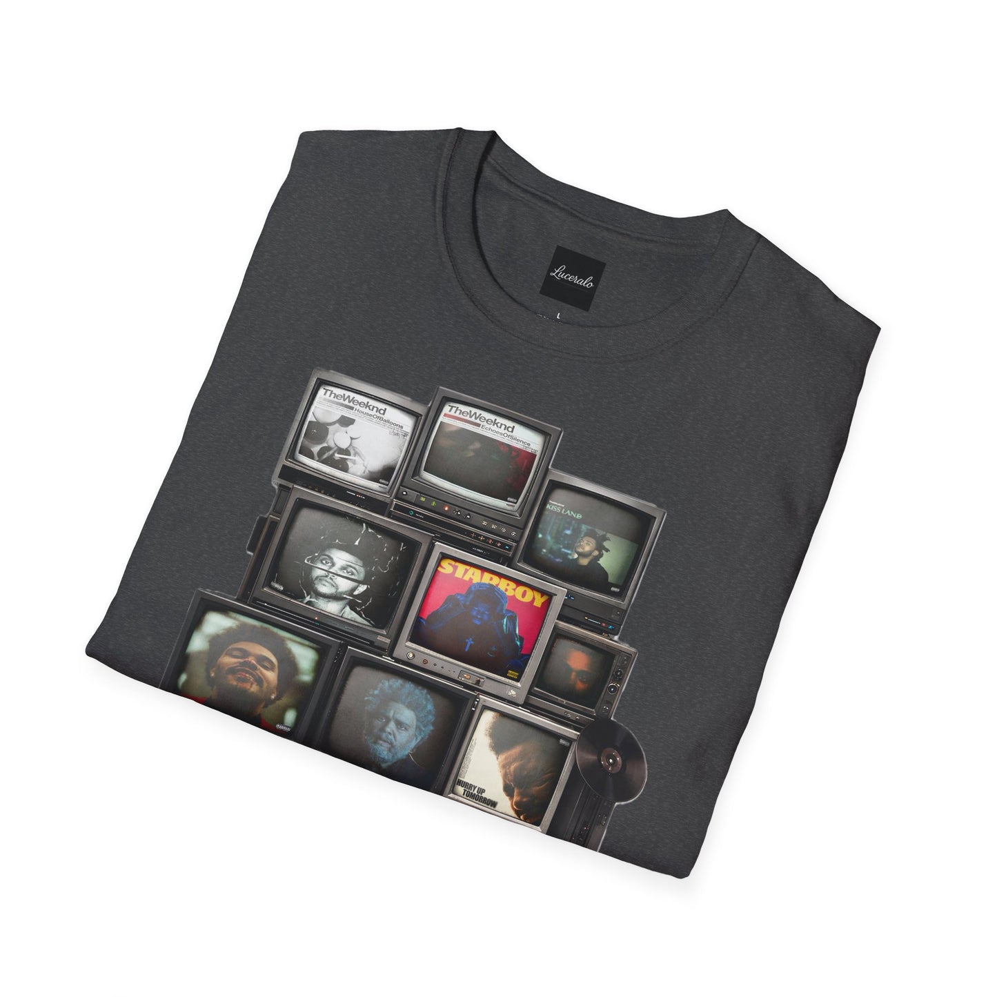 Abel Retro TV Stack Collage T-Shirt