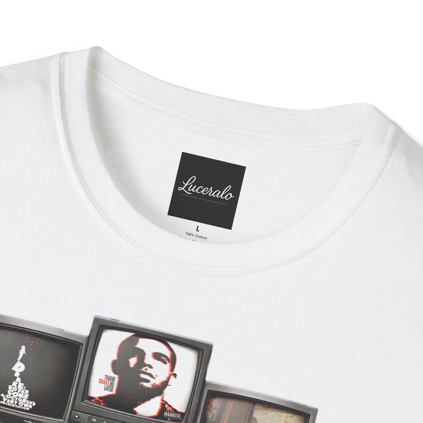 Drake Retro TV Stack Collage T-Shirt