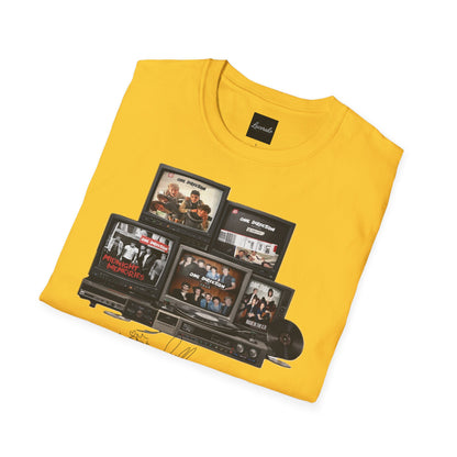One Direction Retro TV Stack Collage T-Shirt