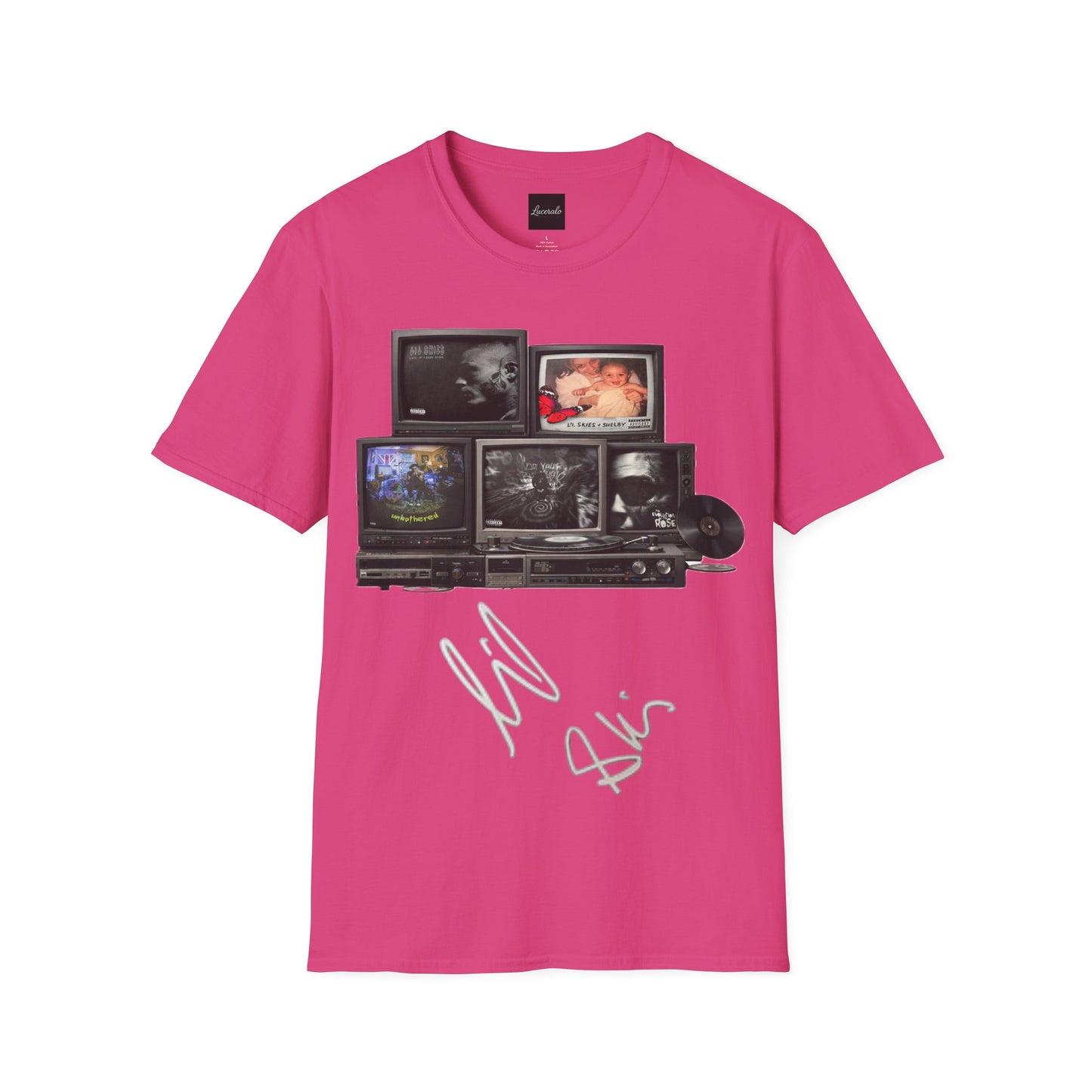 Lil Skies Retro TV Stack Collage T-Shirt