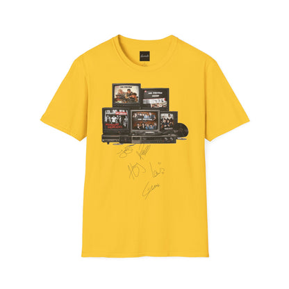 One Direction Retro TV Stack Collage T-Shirt