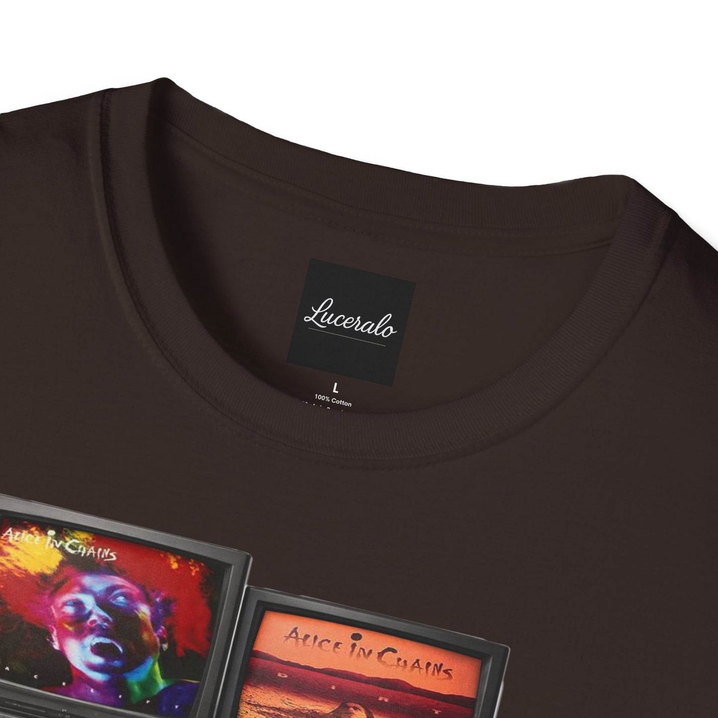 Alice in Chains Retro TV Stack Collage T-Shirt