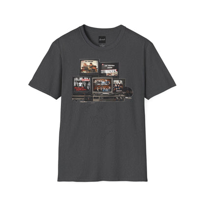 One Direction Retro TV Stack Collage T-Shirt