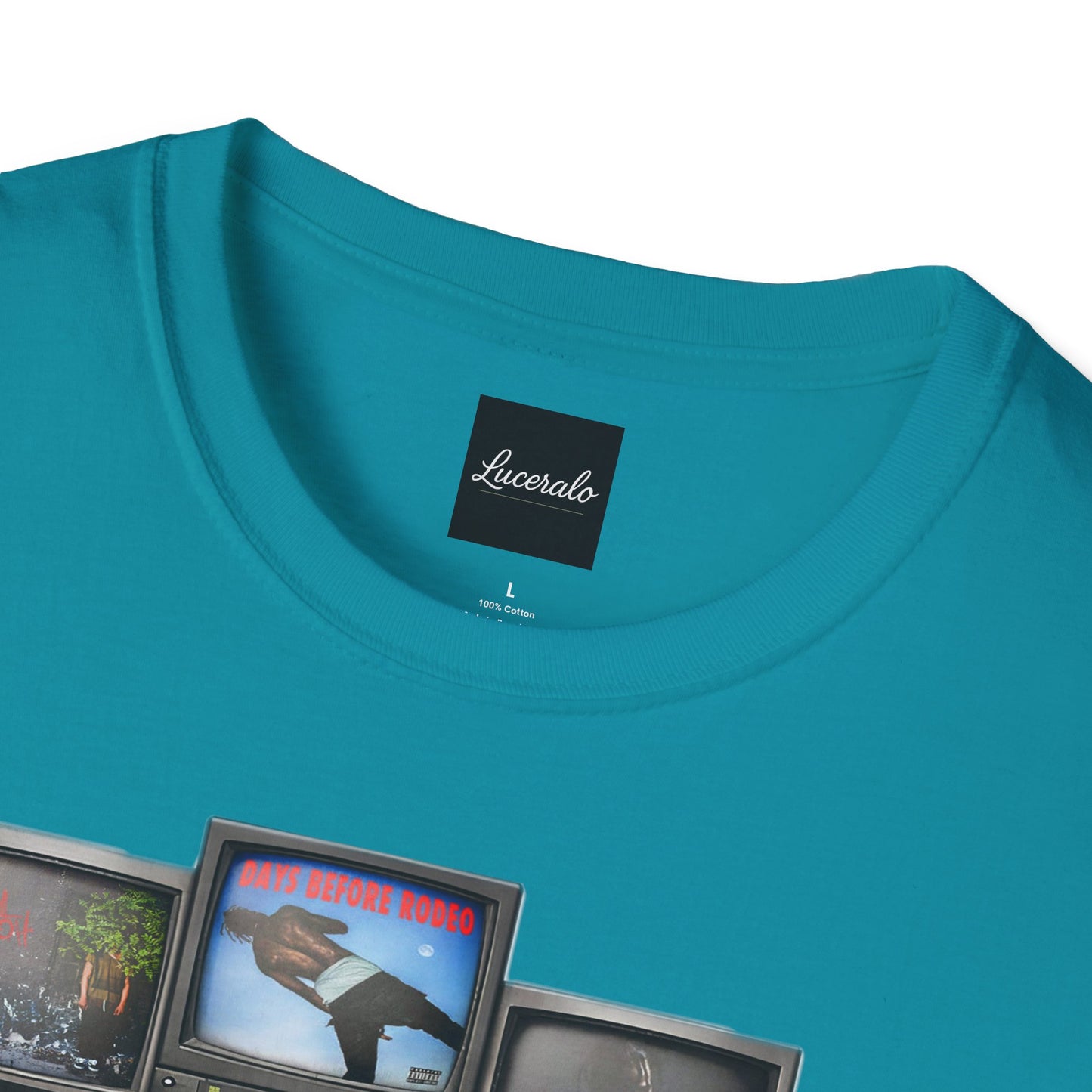 Travis Scott Retro TV Stack Collage T-Shirt