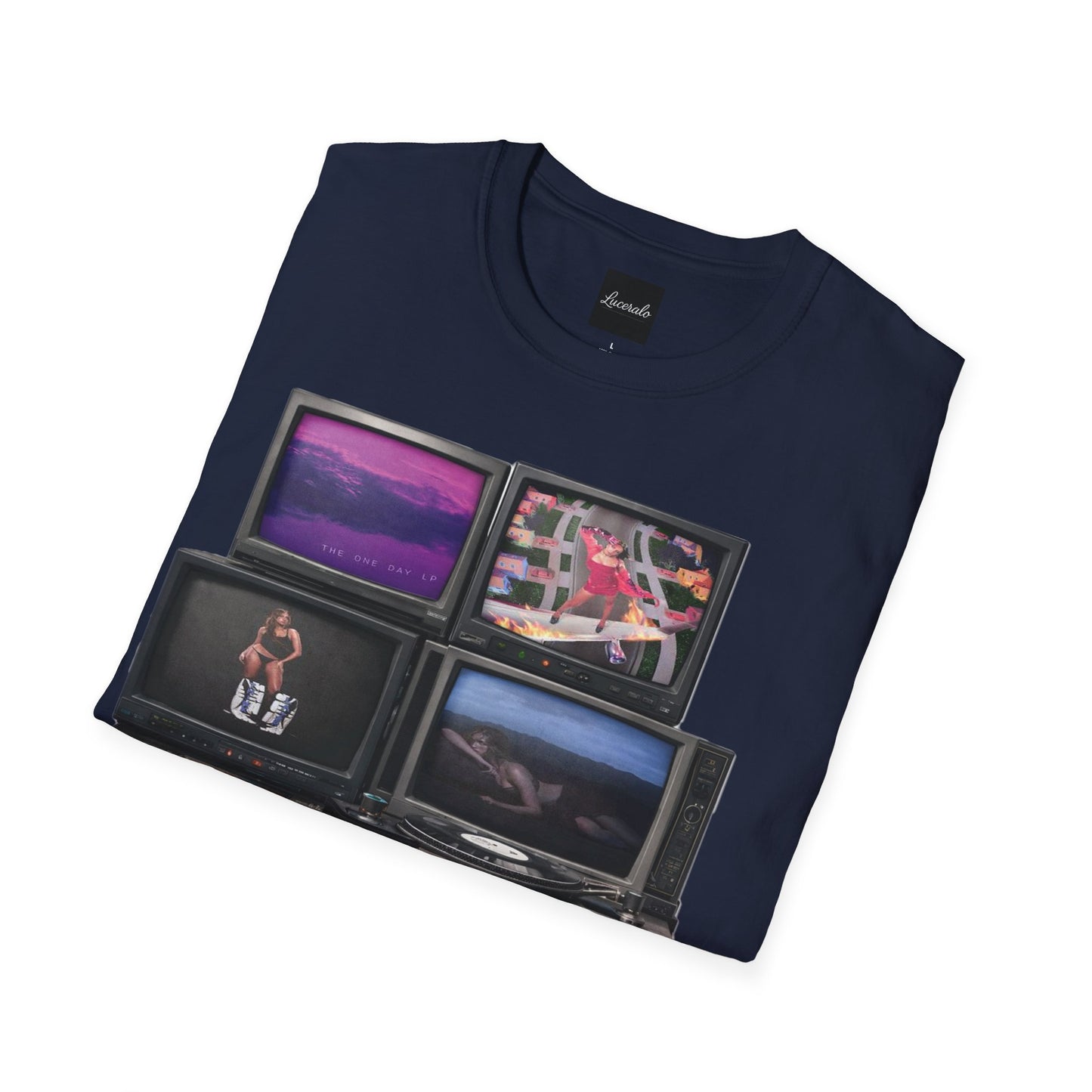 Tate Mcrae Retro TV Stack Collage T-Shirt