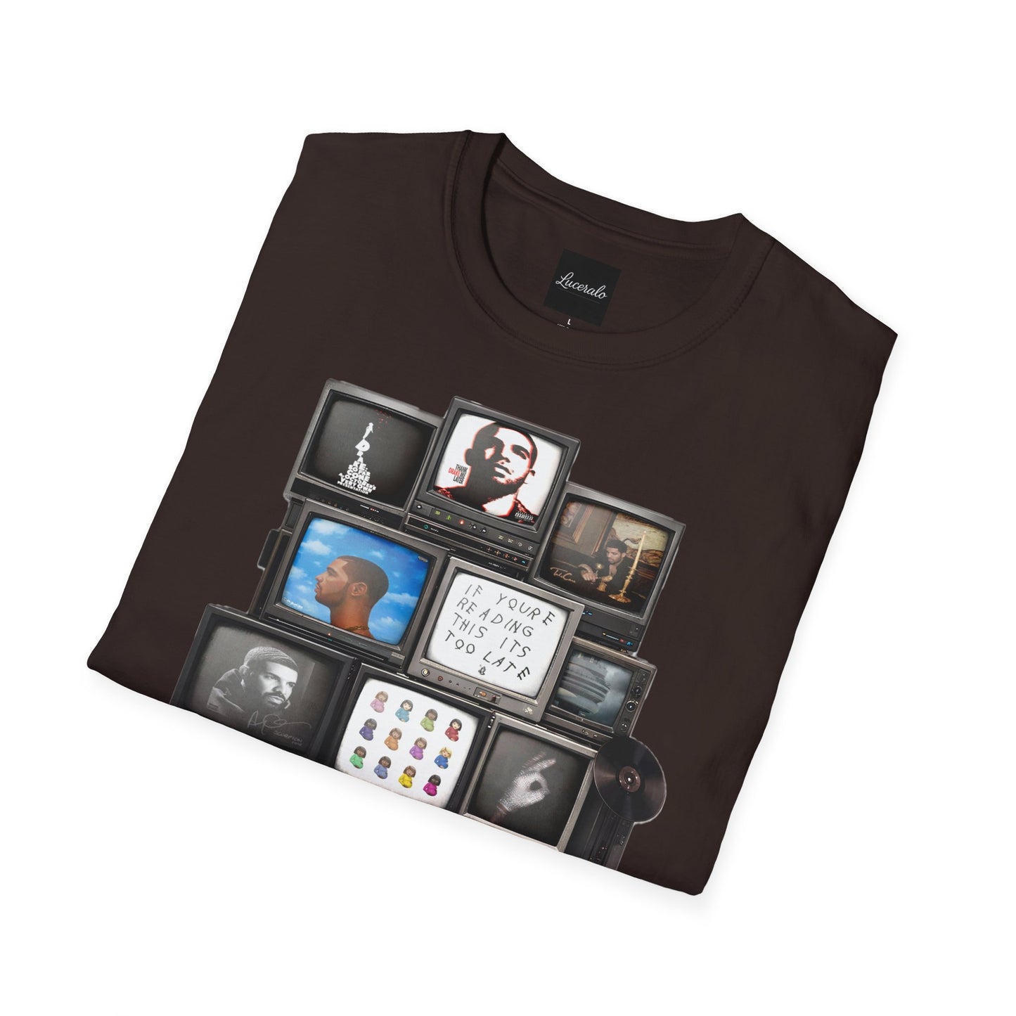 Drake Retro TV Stack Collage T-Shirt