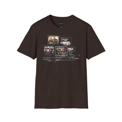 One Direction Retro TV Stack Collage T-Shirt