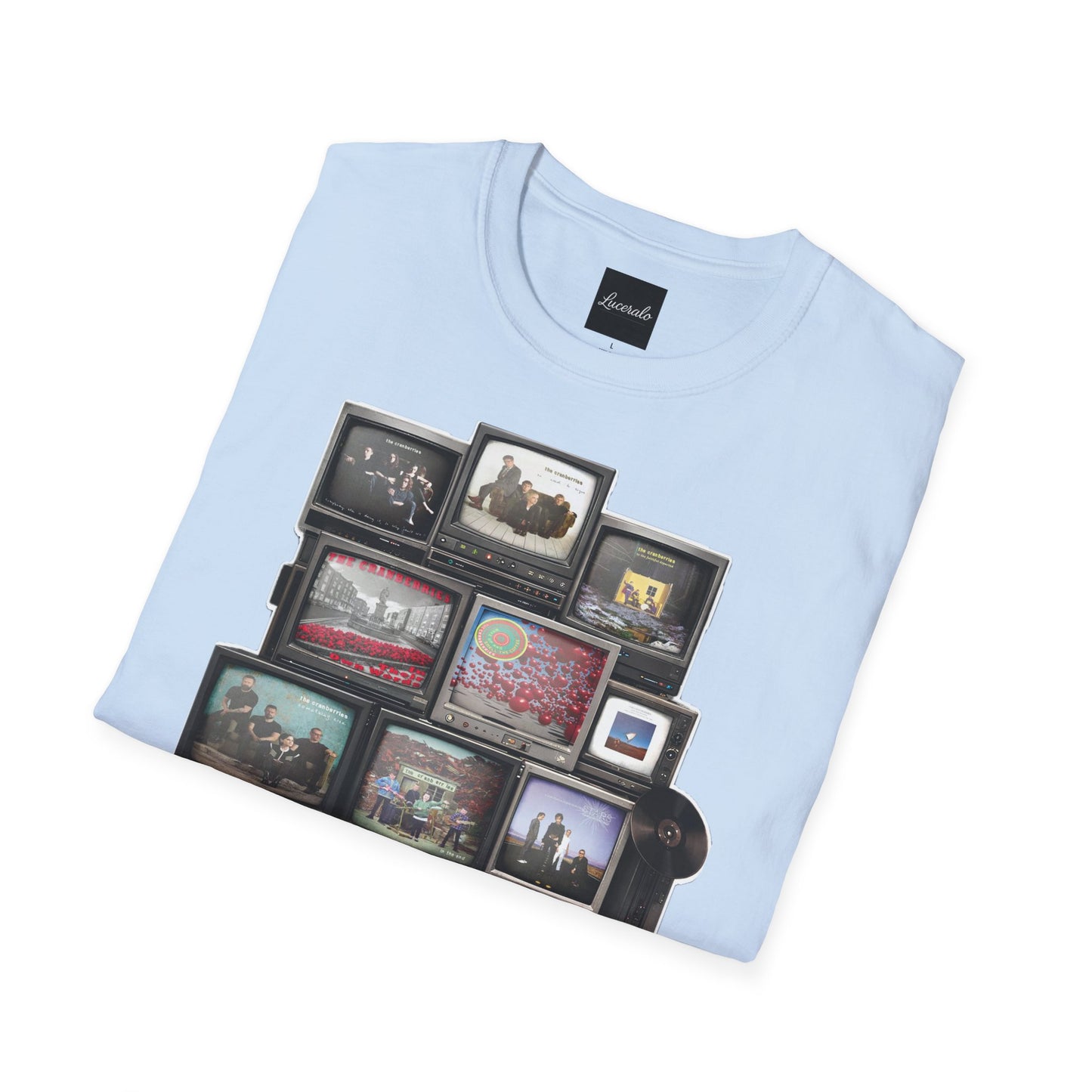 The Cranberries Retro Tv Stack Collage T-Shirt