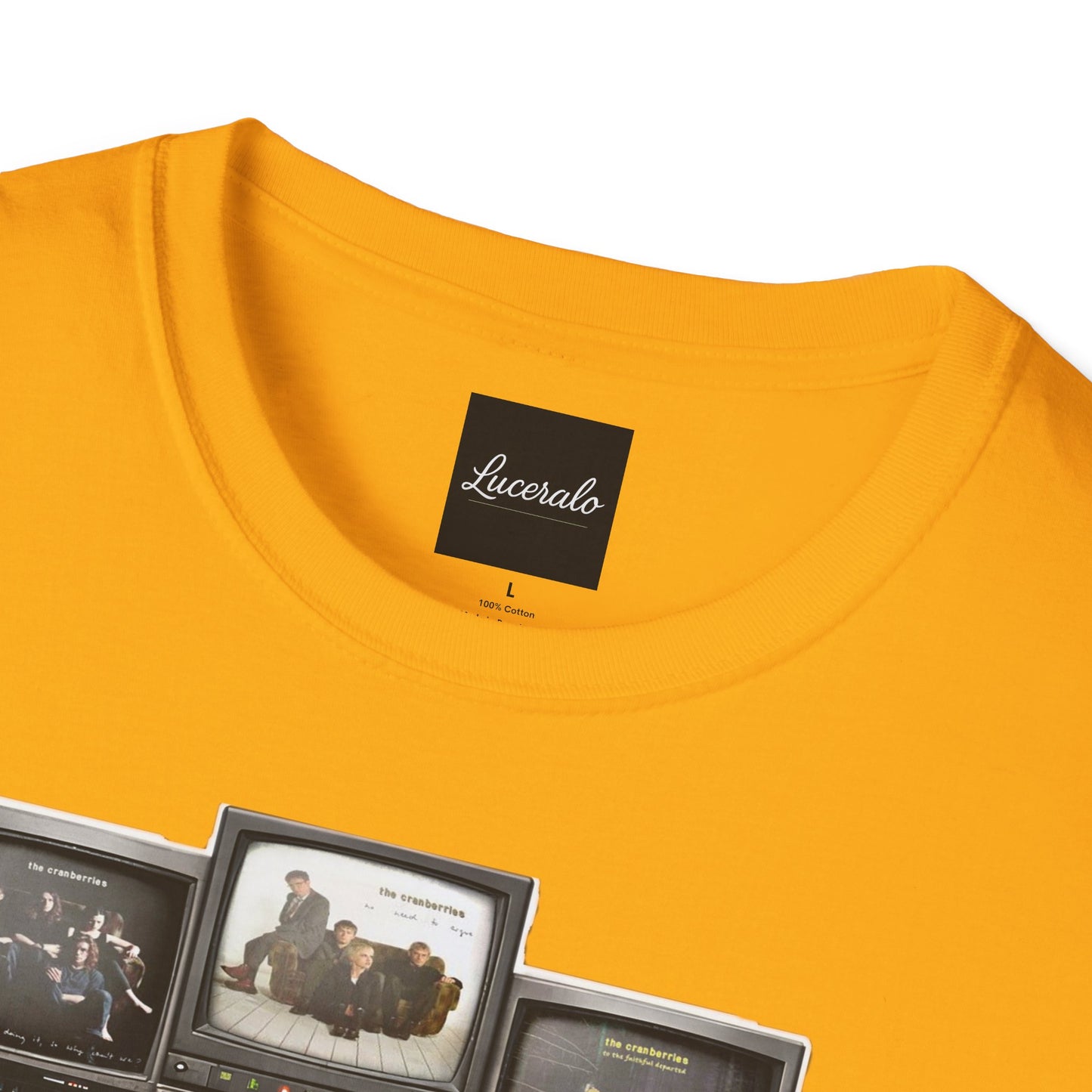 The Cranberries Retro Tv Stack Collage T-Shirt