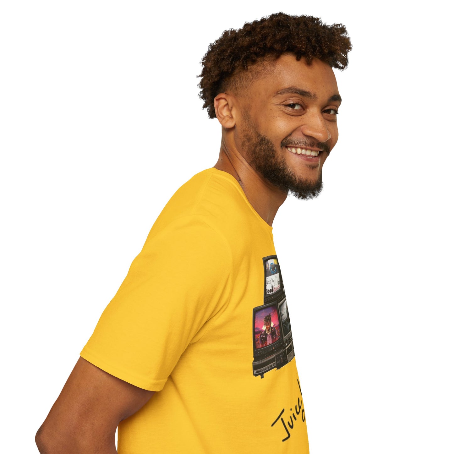Juice Wrld Retro TV Stack Collage T-Shirt