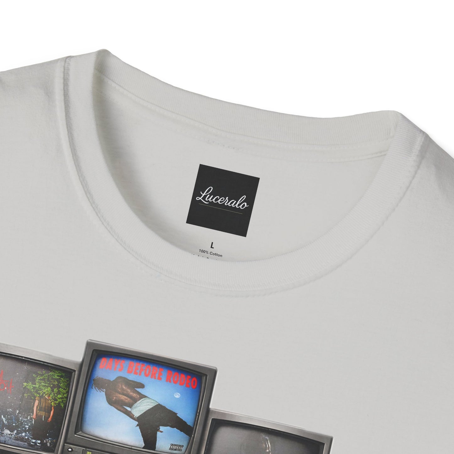 Travis Scott Retro TV Stack Collage T-Shirt