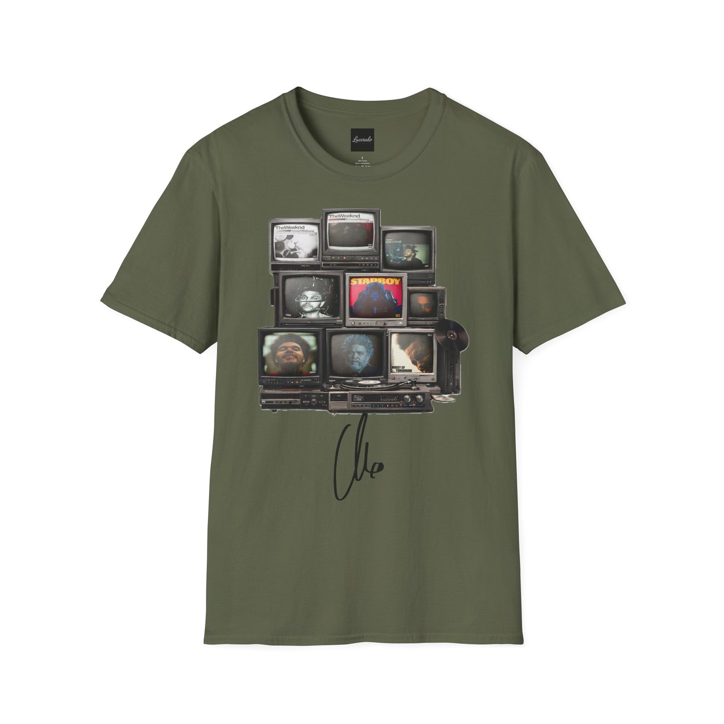 Abel Retro TV Stack Collage T-Shirt