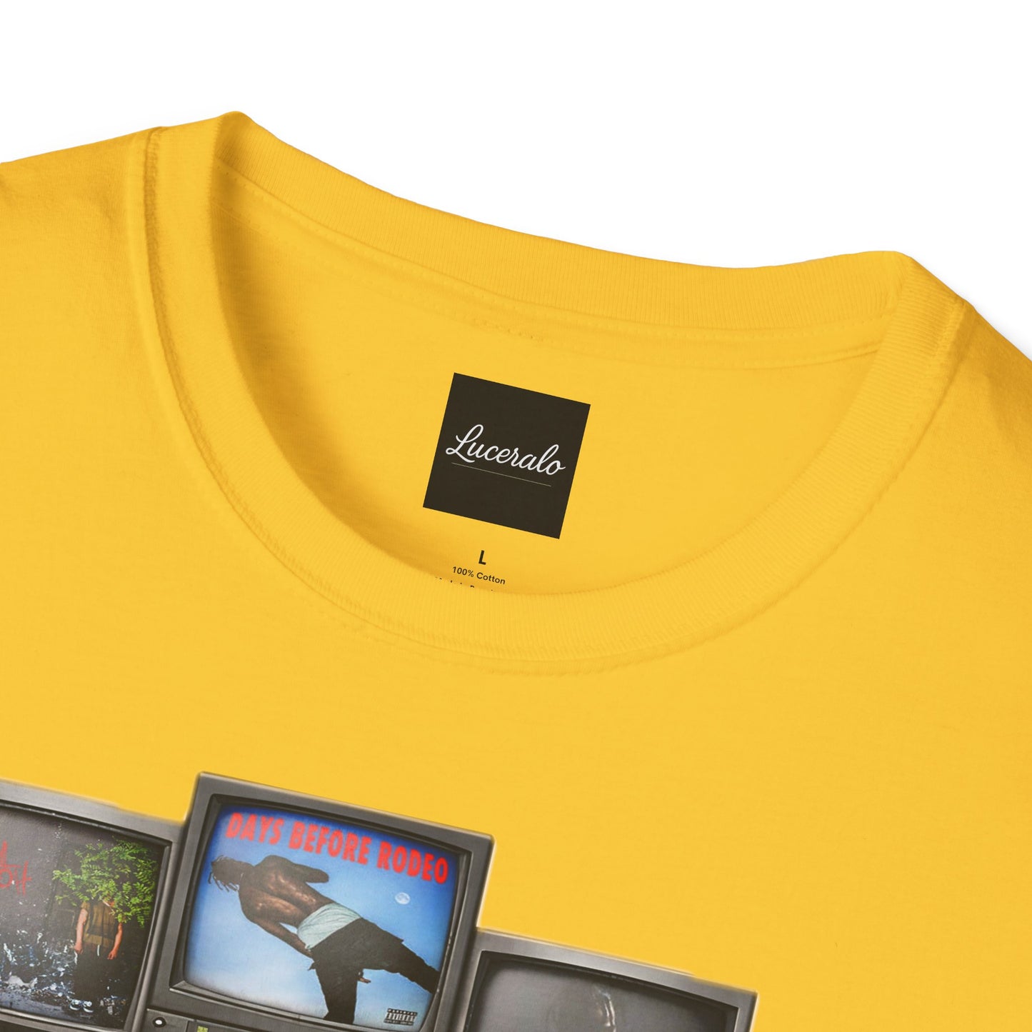 Travis Scott Retro TV Stack Collage T-Shirt