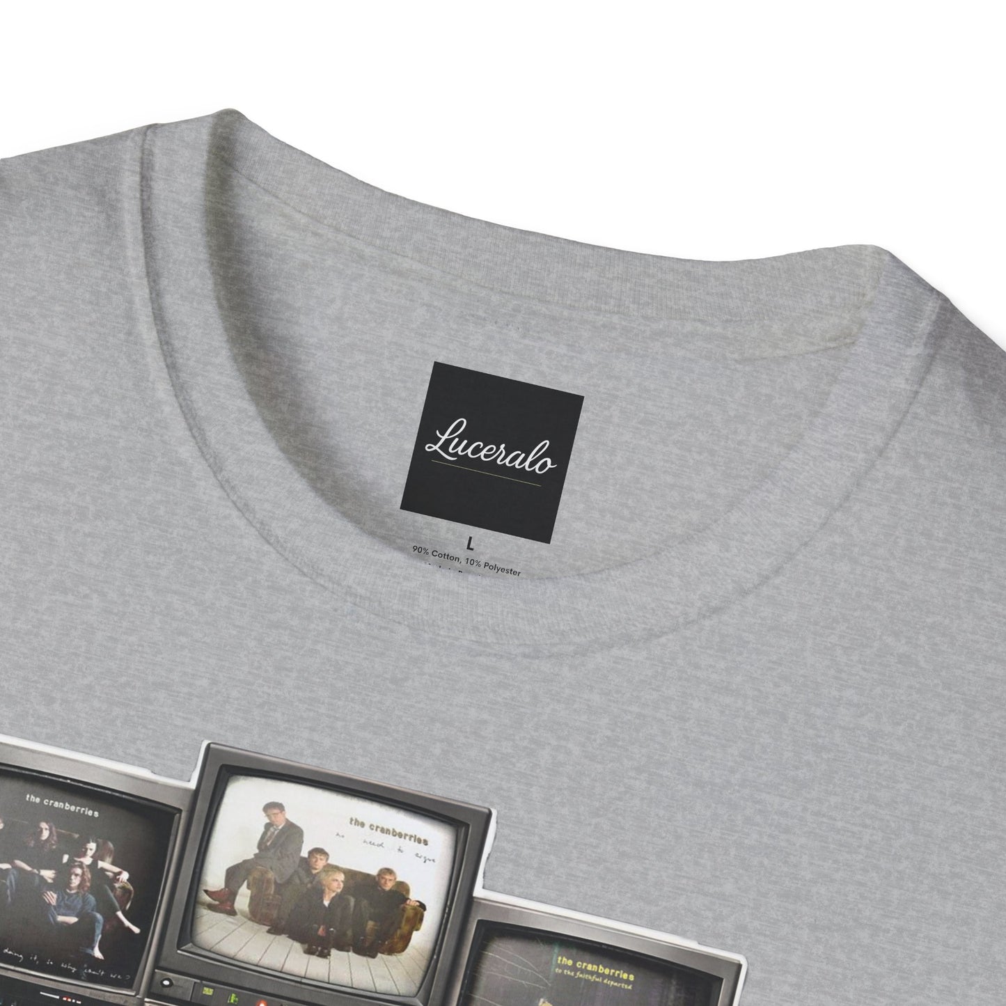 The Cranberries Retro Tv Stack Collage T-Shirt