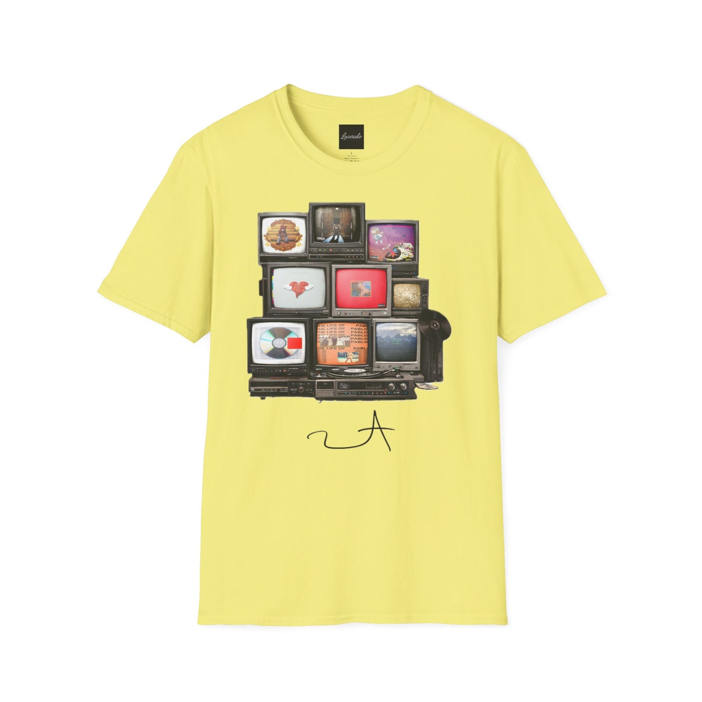 YE Retro TV Stack Collage T-Shirt