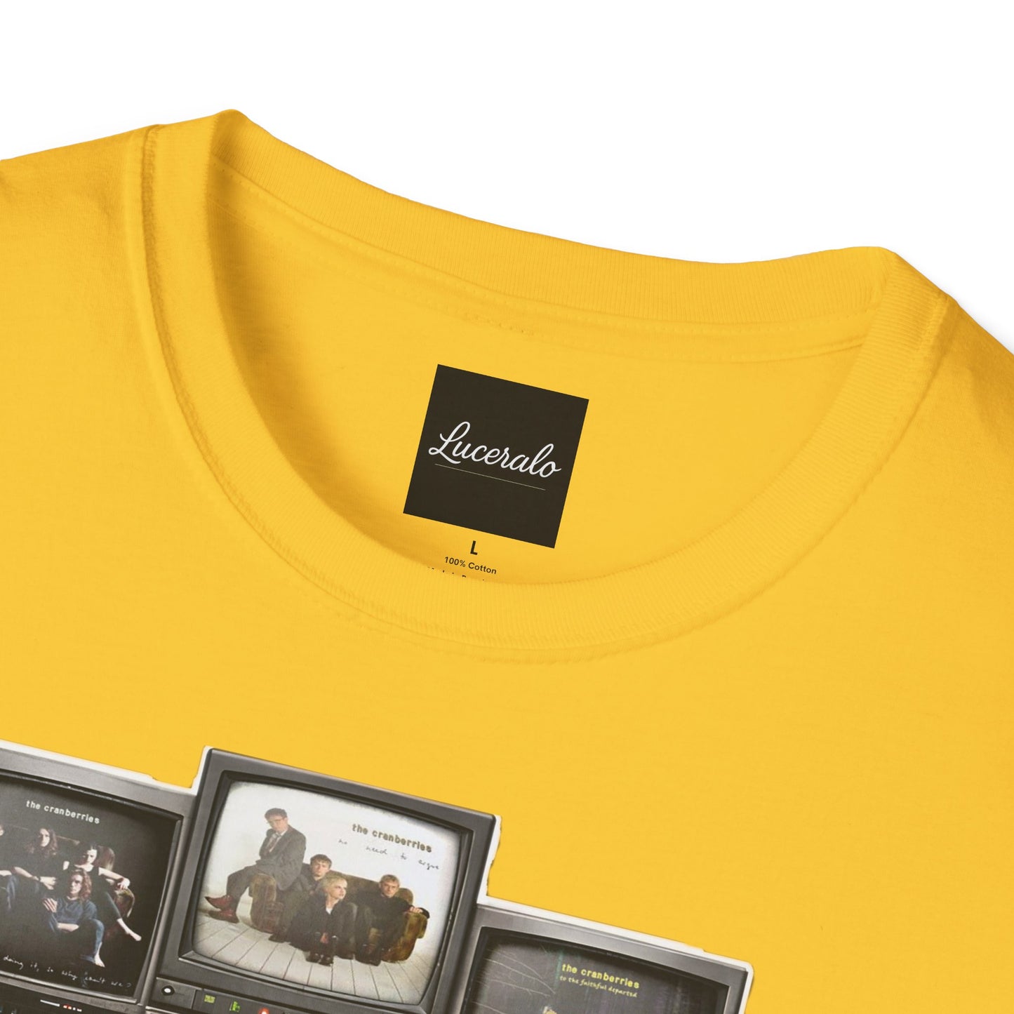 The Cranberries Retro Tv Stack Collage T-Shirt