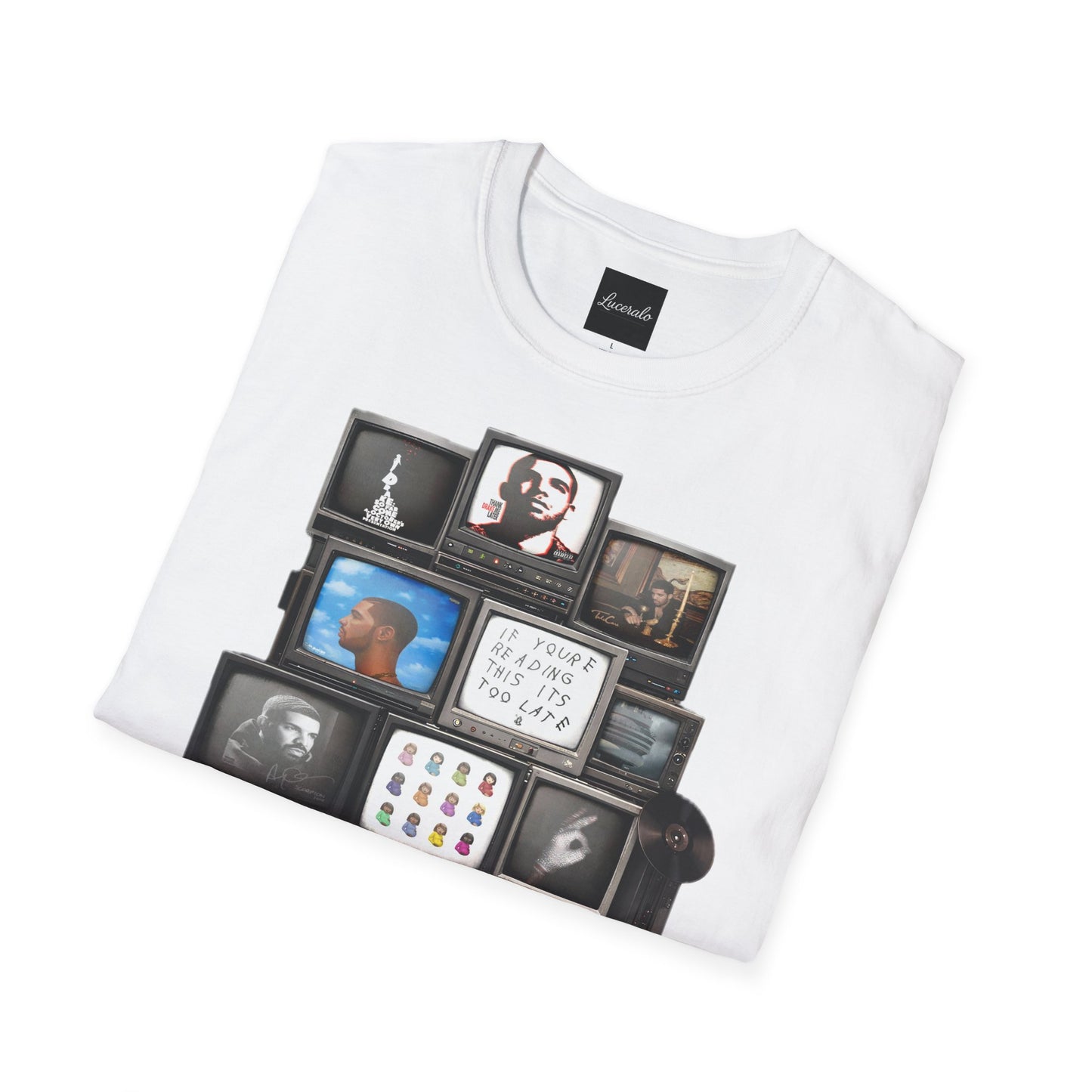 Drake Retro TV Stack Collage T-Shirt