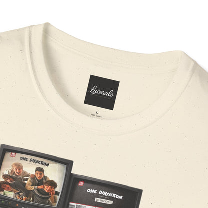 One Direction Retro TV Stack Collage T-Shirt