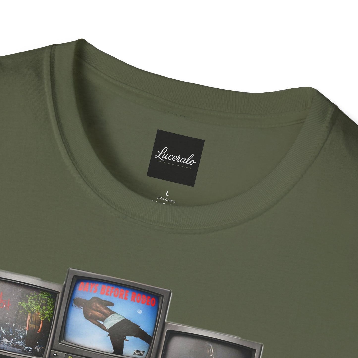 Travis Scott Retro TV Stack Collage T-Shirt