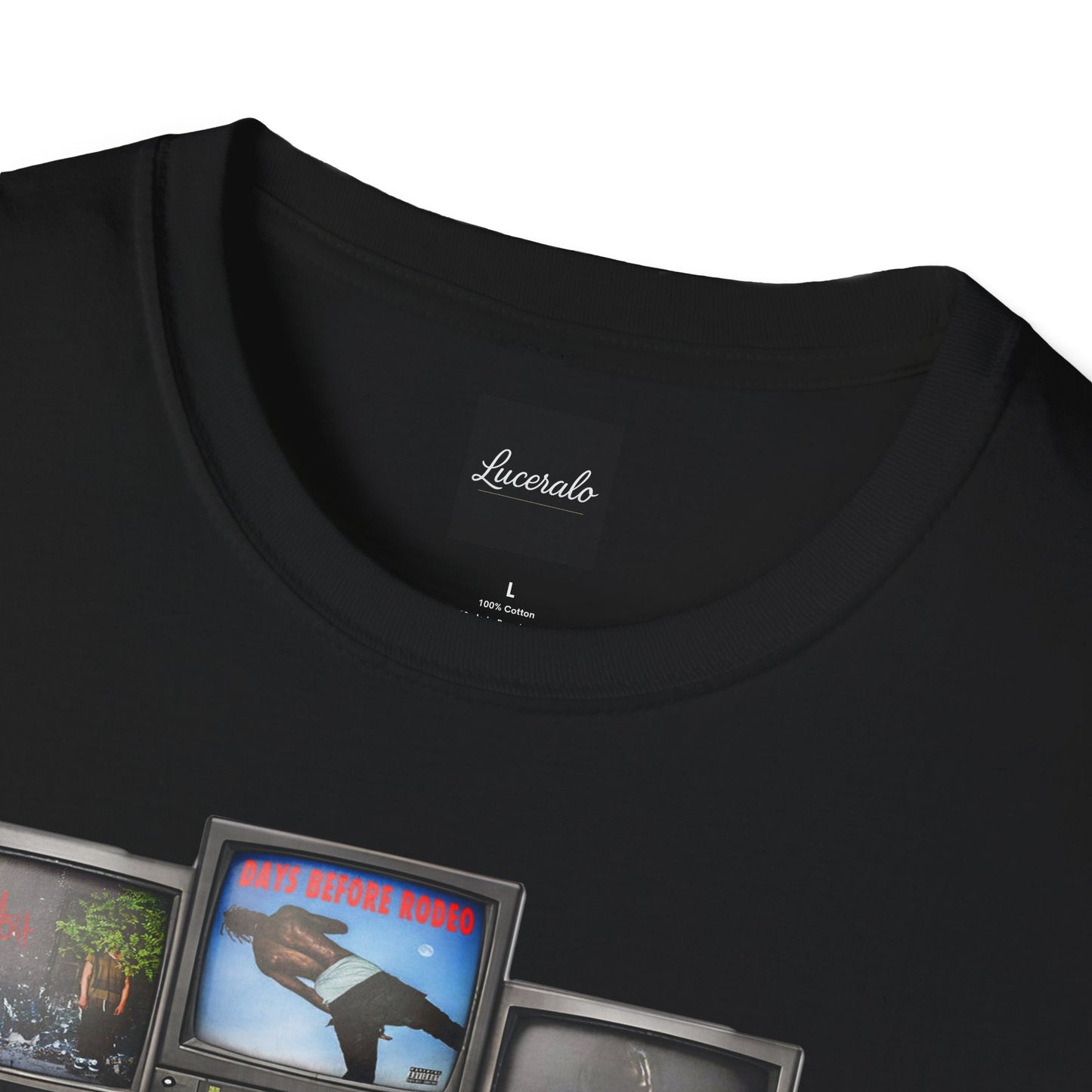 Travis Scott Retro TV Stack Collage T-Shirt