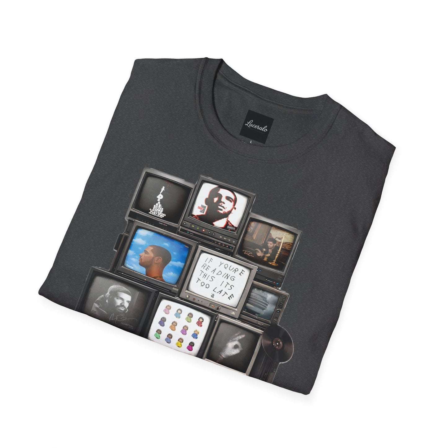 Drake Retro TV Stack Collage T-Shirt