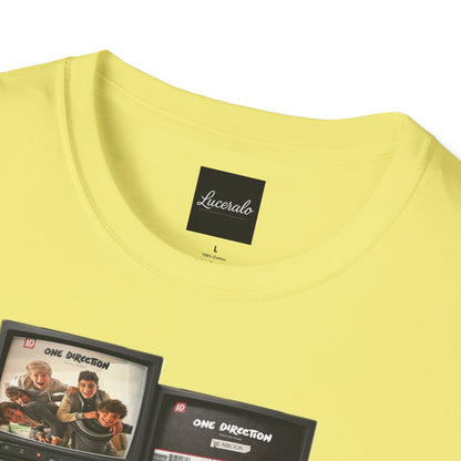 One Direction Retro TV Stack Collage T-Shirt