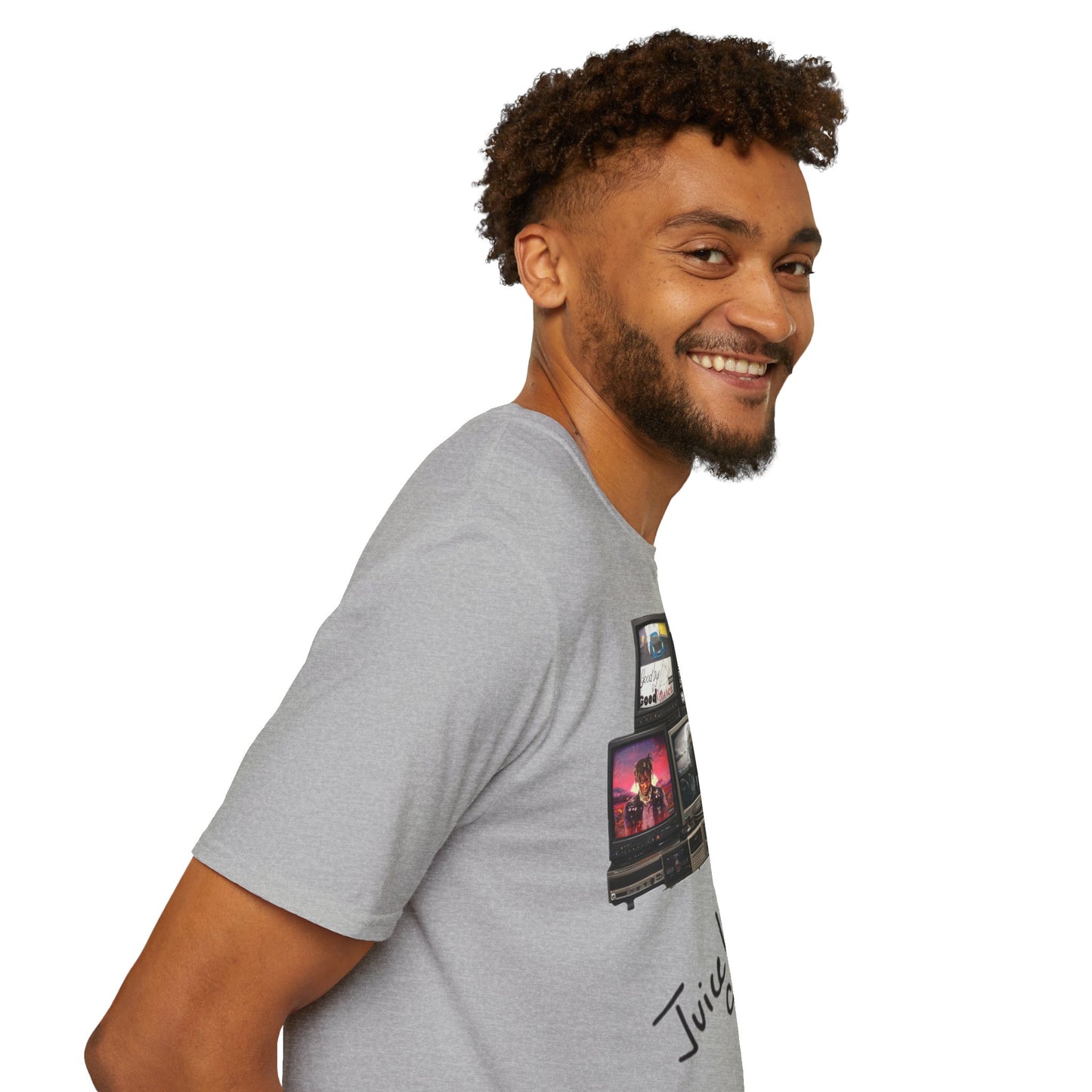 Juice Wrld Retro TV Stack Collage T-Shirt