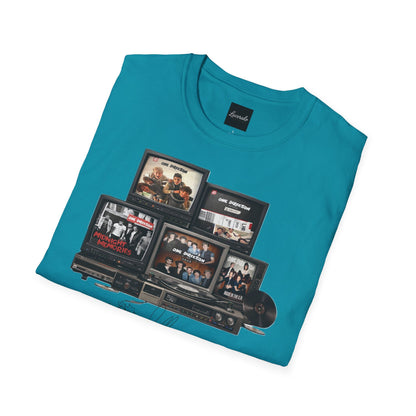 One Direction Retro TV Stack Collage T-Shirt
